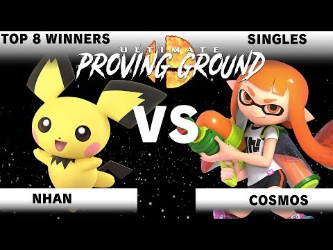 Ultimate Proving Ground - Nhan(Pichu)  Vs. PG Cosmos (Inkling) - Top 8 Winners - SSBU