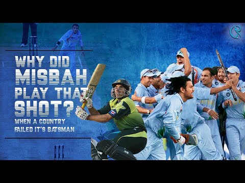 The Shot - Misbah v India / T20 World  Cup 2007 - India vs Pakistan / Animation Cricket