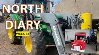 Strimming Wildflower Meadow, A Farm Auction & Wildlife Cam Footage.