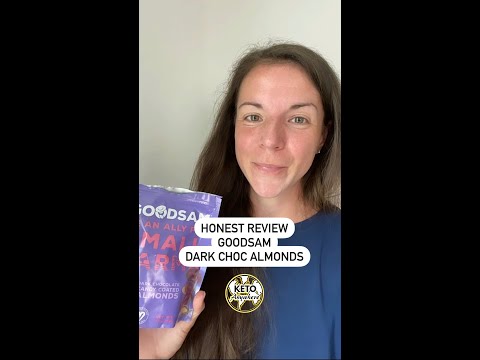 Keto Friendly Sweet Snacks  - Goodsam -Dark Chocolate Almonds #shorts