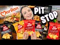 PROVAMOS OS BISCOITOS PIT STOP MARILAN NO SABOR DE QUEIJO PASTELZINHO DE CARNE E CALABRESA