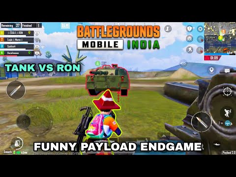 BGMI | TANK VS RON AMAZING FIGHT END ZONE MOMENT IN PAYLOAD MODE