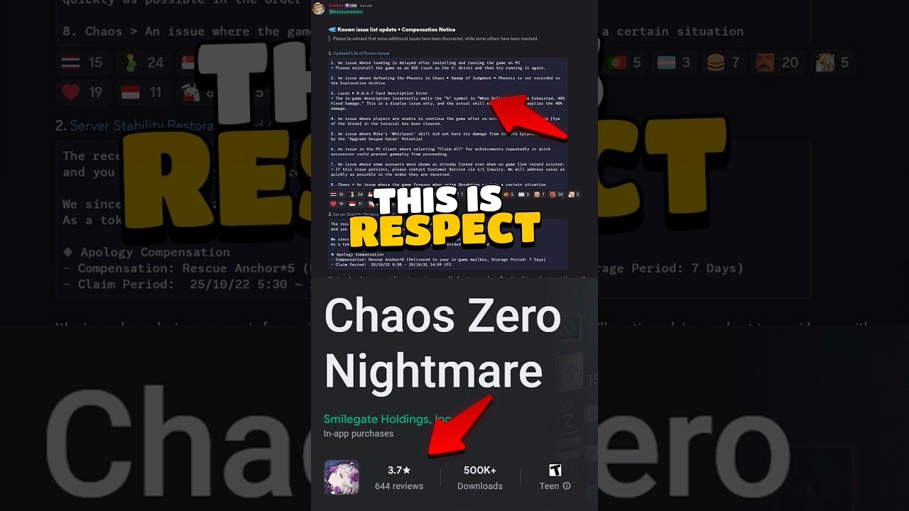 Chaos Zero Nightmare Just Left Players in Shock