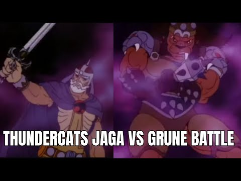 Thundercats Jaga VS Grune The Destroyer battle