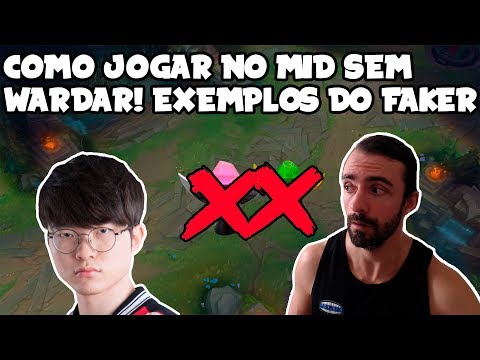 Como Jogar no Mid SEM WARDAR! Exemplos do Faker no League of Legends