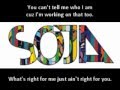 S.O.J.A. Can´t tell me 