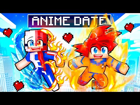 Going on a ANIME DATE in Minecraft!