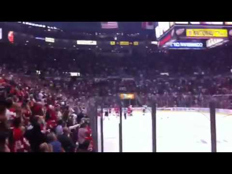 Datsyuk whoops Corey Perry