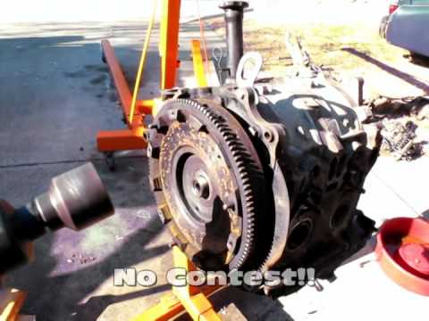 Mazda Rotary Flywheel Nut Removal