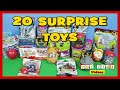 20 SURPRISE KIDS TOYS Chocolate Kinder Eggs LEARN COLORS