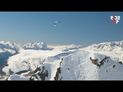 Snowkiting Up and Down