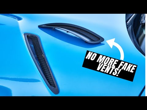 Supra Star Carbon Fiber Hood Vents for 2020-2023 MK5 Supra Review (Real Hood Vents for my A91 Supra)