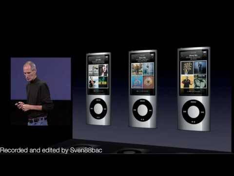 Apple Sept 2009 Music Event Keynote - iPod Nano 5G introduction