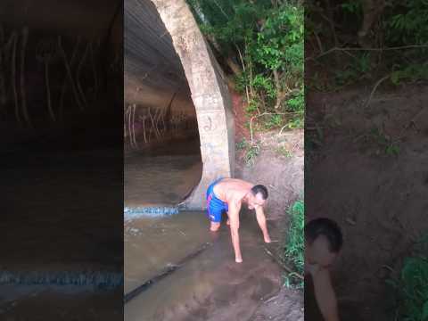 Túnel rio santo Anastácio no interior paulista #nature #aventura #shote