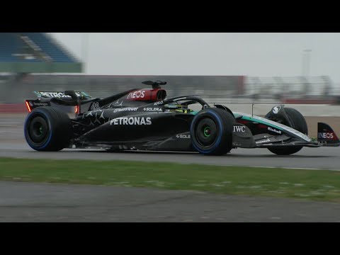 Lewis Hamilton W15 Shakedown Silverstone