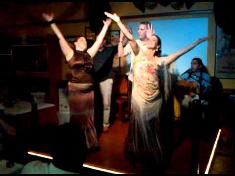 Un gringo bailando flamenco