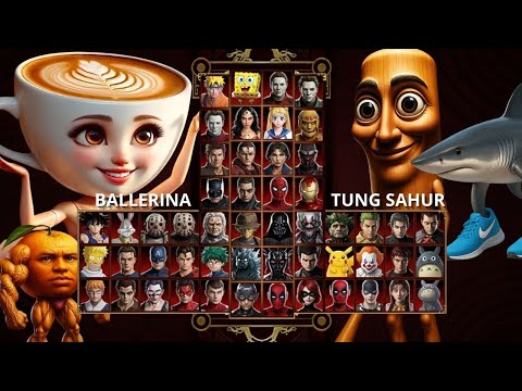 Mortal Kombat 9 - TUNG TUNG SAHUR & BALLERINA MOD - Expert Tag Ladder - Gameplay @(1080p) - 60ᶠᵖˢ ✔