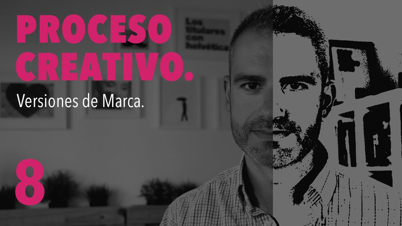 Proceso creativo para diseñar marcas y logos // 8 - Versiones positivo y negativo