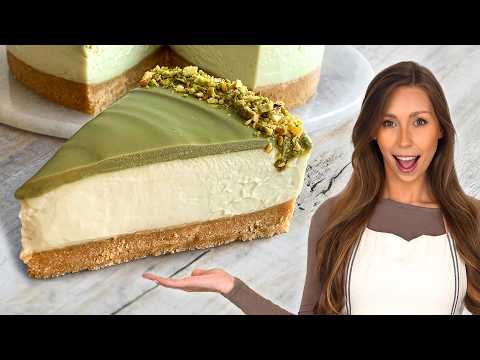 The Best Pistachio Cheesecake 🍰