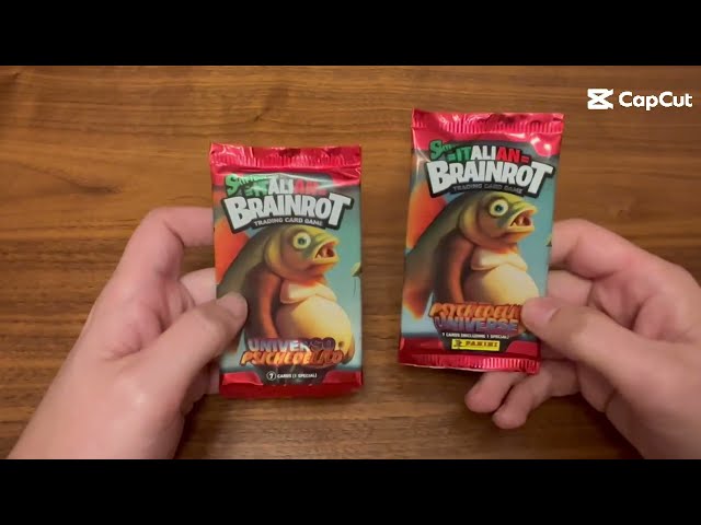 Vídeo relacionado con SUJEBKC Caja P&D con 30 Sobres Skifidol Italian Brainrot Mix Psychedelic – Juego de Cartas coleccionables – Trading Card Game, Tipo C