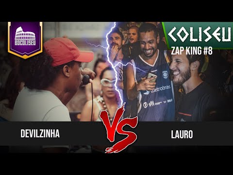 LAURO (PR) X DEVILZINHA - 1 FASE - BATALHA DO COLISEU - ZAP KING #8