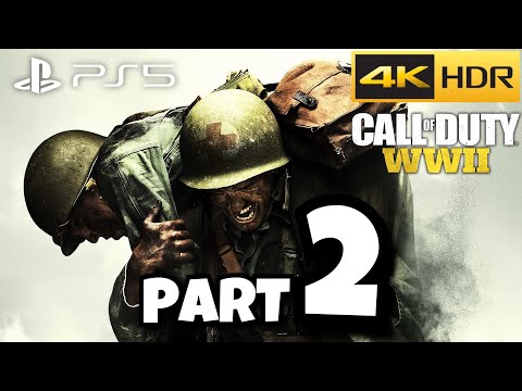 CALL OF DUTY WW2 PS5 Walkthrough Gameplay Part 2 - Operation Cobra (FULL GAME)