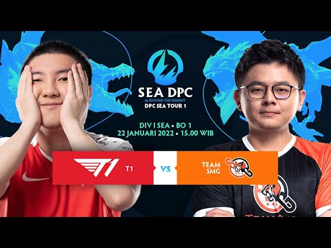 Dota 2 Live - T1 vs Team SMG - DPC SEA DIV I 21/22 - Tie Breaker Bo 1