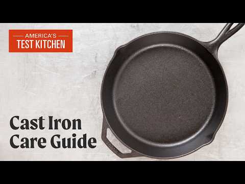 How to Clean and Season a Cast-Iron Pan | America's Test Kitchen (S24 E21)