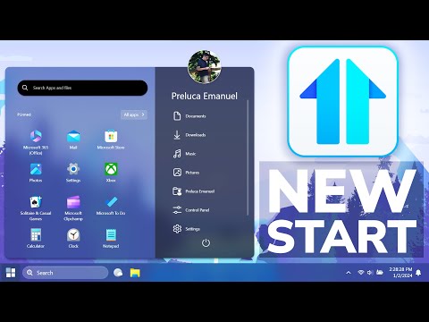 New Start Menu in Windows 11 23H2 with Start11