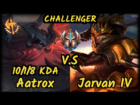 SK Selfmade (AATROX) vs JARVAN IV - 10/1/8 KDA JUNGLE CHALLENGER GAMEPLAY - EUW