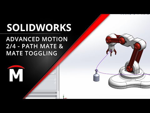 Advanced SOLIDWORKS Animations 2/4 - Toggling Mates