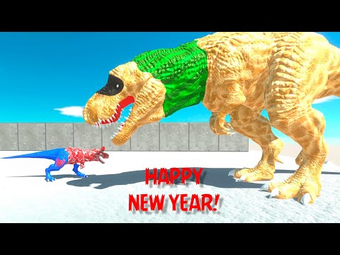2022! SPIDER-MAN vs SAND MAN T REX DEATHRUN - Animal Revolt Battle Simulator
