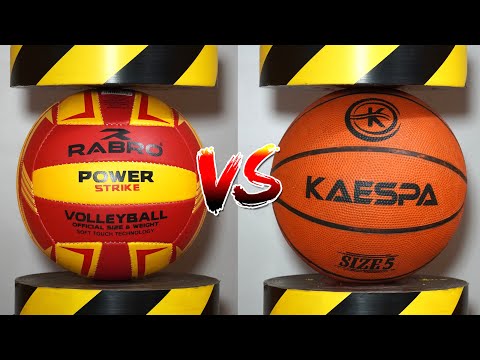 HYDRAULIC PRESS VS SPORTS BALLS