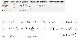 Logarithms  PART 1