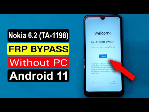 Nokia 6.2 FRP Bypass Easy Method Android 11 || Nokia (TA-1198) FRP Unlock Without Pc || 2021