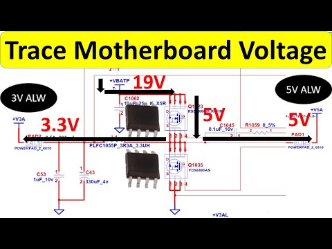 Learn how track Laptop motherboard voltage laptop schematics reading