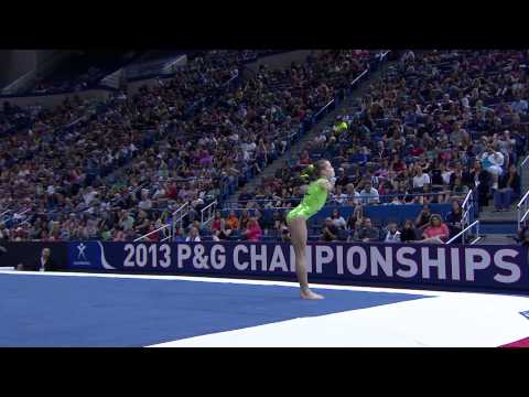 Madison Kocian - Floor Exercise - 2013 P&G Championships - Women - Day 1