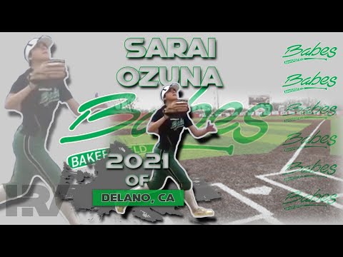 2021 Sarai Ozuna Lefty Slapper Outfield Softball Skills Video - Bakersfield Babes