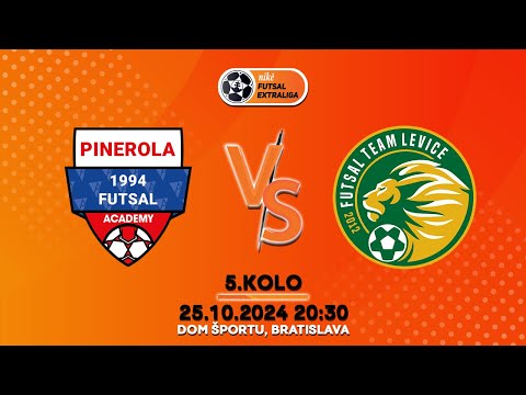 5.kolo NFE: Pinerola 1994 FA BRATISLAVA - Futsal Team LEVICE