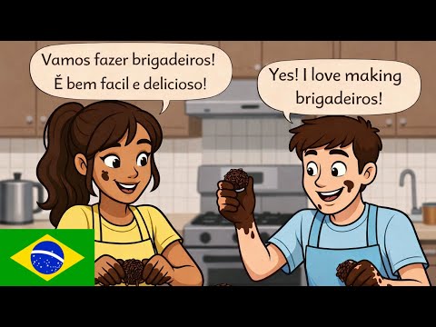 Brazilian Portuguese for Americans: Slow Dialogue – Making Brazilian Brigadeiro