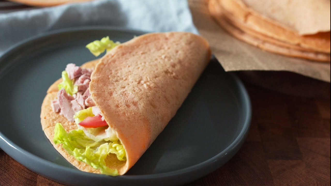 Galette de pois chiches protéinées pour remplacer le pain