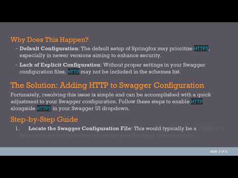 Fixing the Missing HTTP Scheme in Swagger UI Dropdown