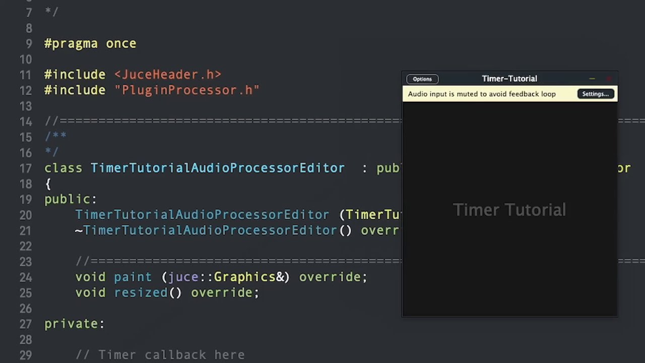 TAP Tip #1:  The JUCE Timer Class