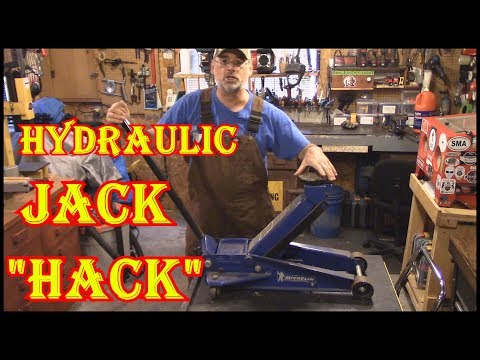 HOW TO FIX A JACK THAT WON'T STAY UP  - TRY THIS  HACK