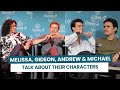 Melissa Ponzio, Michael Johnston, Andrew Matarazzo & Gideon Emery talk about their character