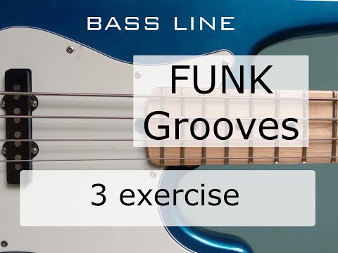 3 EASY funk exercises for beginner bass player