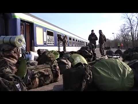 Truppenübung in der Oberlausitz