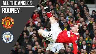 Wayne Rooneys Bicycle Kick v Man City Goal  All Th