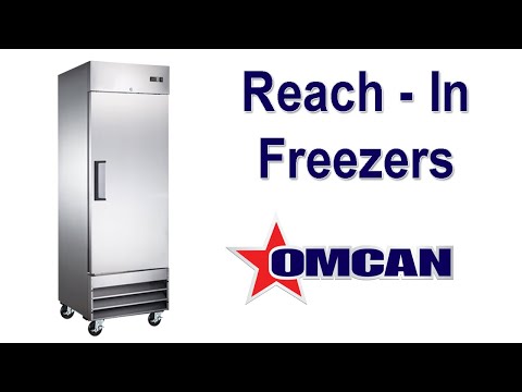Video thumbnail for 29″ Reach-in Freezer, 1 Door, Stainless Steel, 23 cu.ft (650 L) Capacity – 110V, 1/2 HP