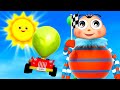 Balloon Race Song ️ Little Baby Bum